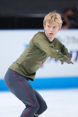 Daniel Grassl (ITA), 
OCTOBER 8, 2022 - Figure Skating : 
Japan Open 2022 
at Saitama Super Arena in Saitama, Japan. 
(Photo by Naoki Morita/AFLO SPORT)
